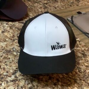Wawa Black and White Adjustable Trucker Hat